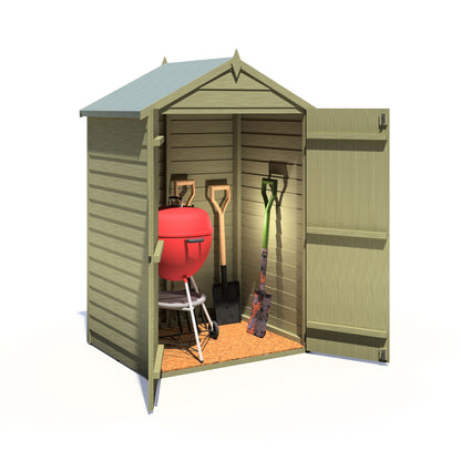 Shire Overlap Pressure Treated 4x3 Double Door