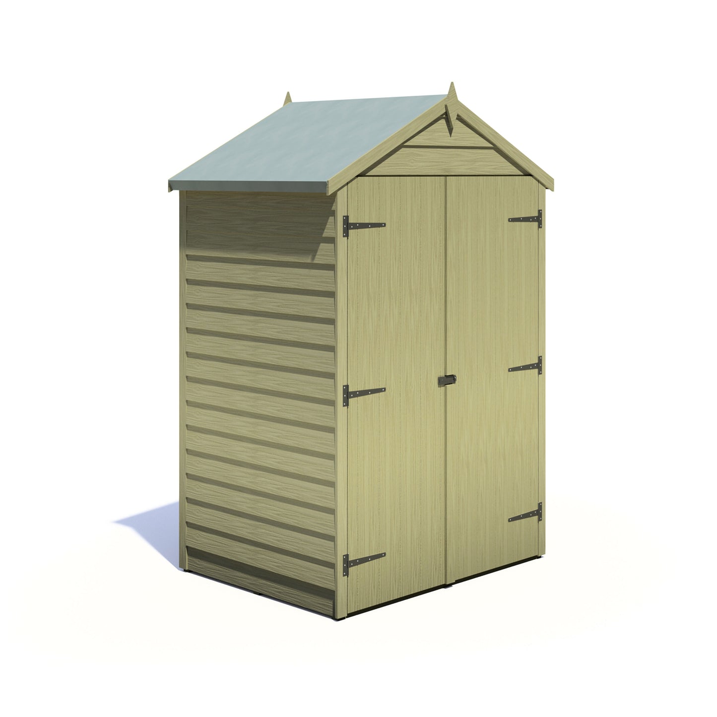 Shire Overlap Pressure Treated 4x3 Double Door