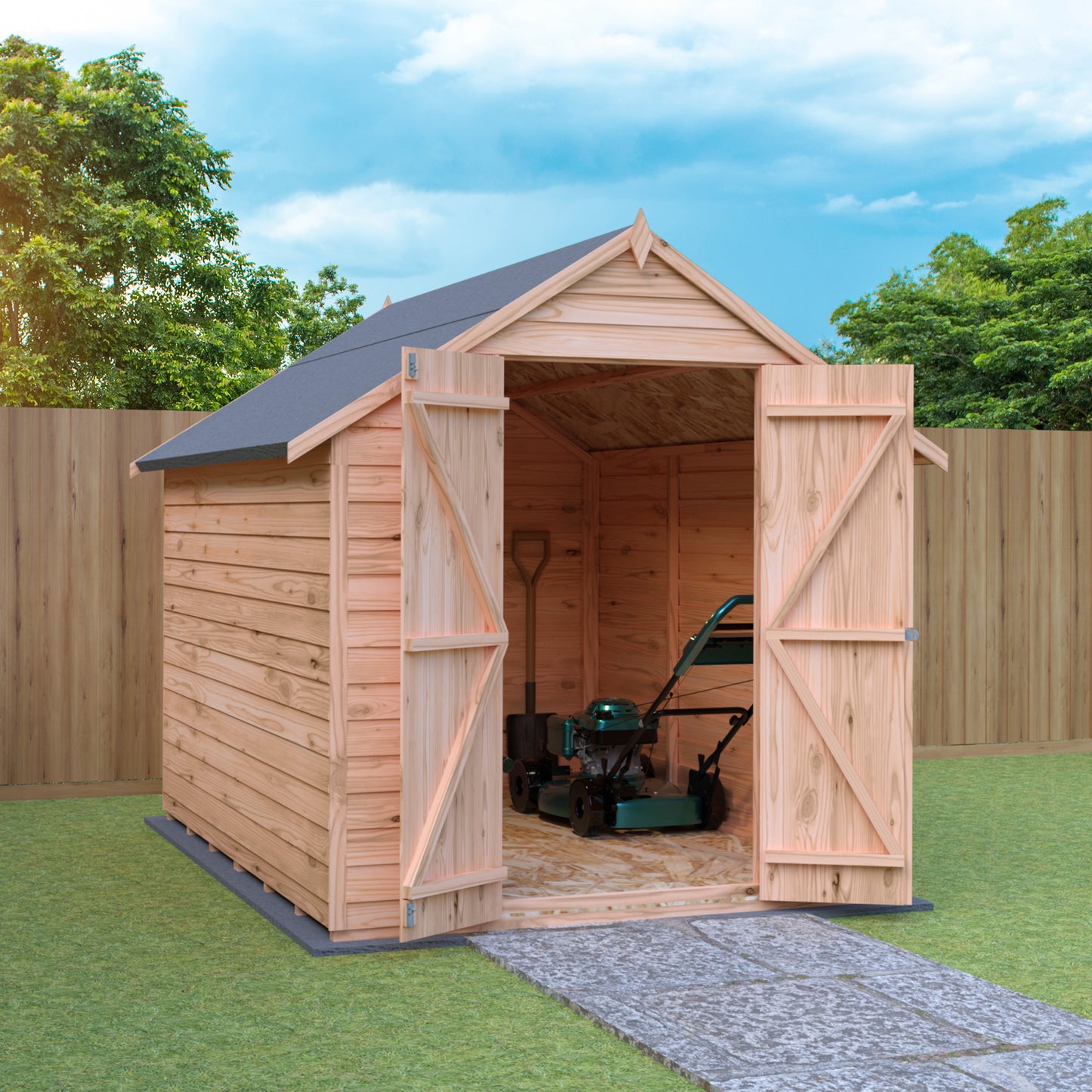 Shire Overlap 8x6 Double Door Value