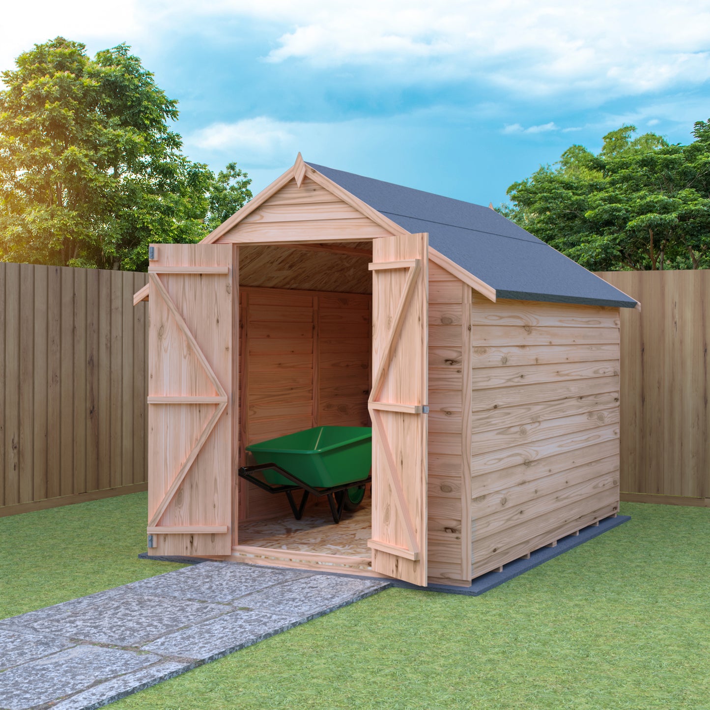 Shire Overlap 8x6 Double Door Value