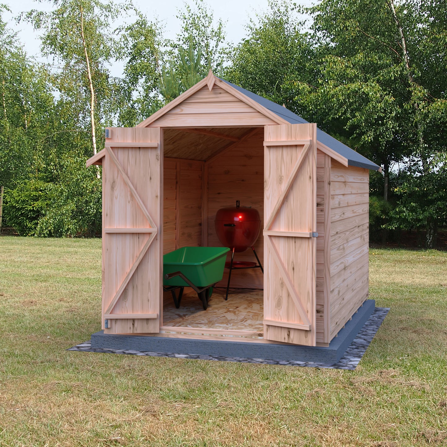 Shire Overlap 8x6 Double Door Value