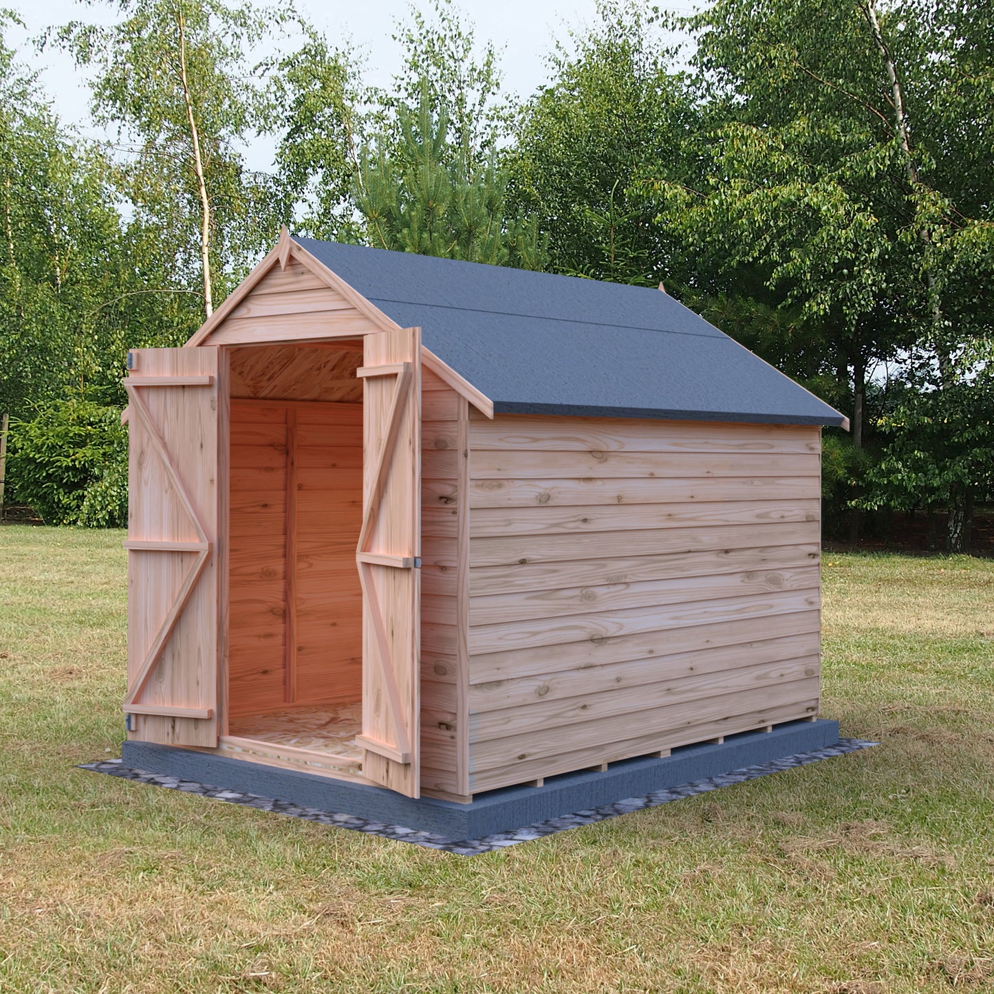 Shire Overlap 8x6 Double Door Value