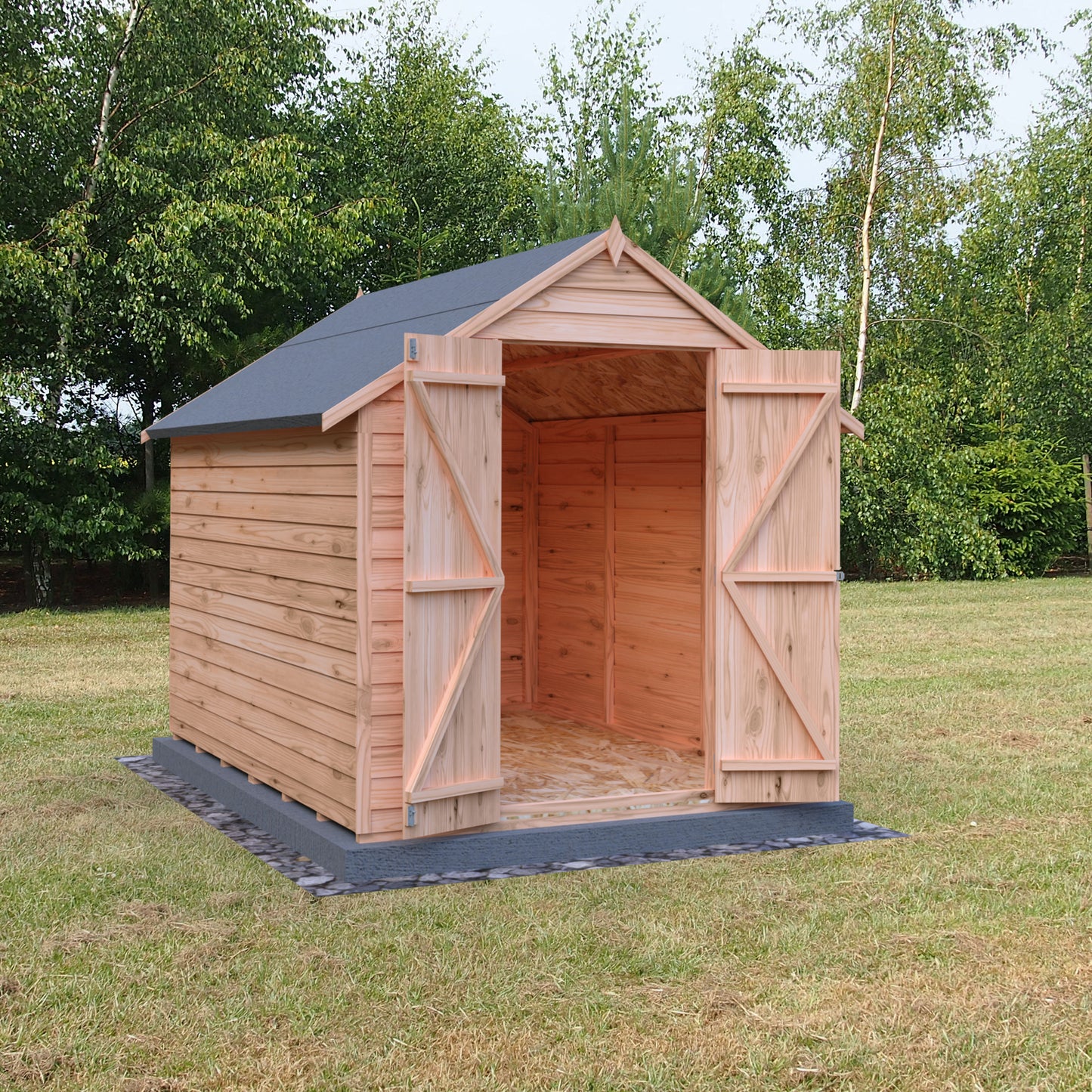 Shire Overlap 8x6 Double Door Value