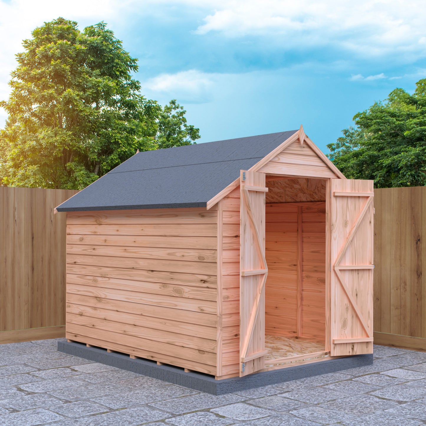Shire Overlap 8x6 Double Door Value