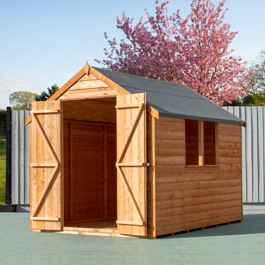 Shire Overlap 8x6 Double Door Value With Window