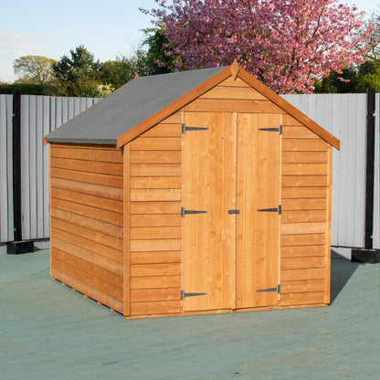 Shire Overlap 8x6 Double Door Value With Window