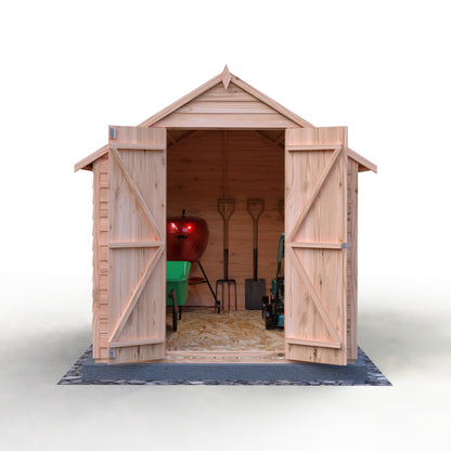 Shire Overlap 8x6 Double Door Value With Window
