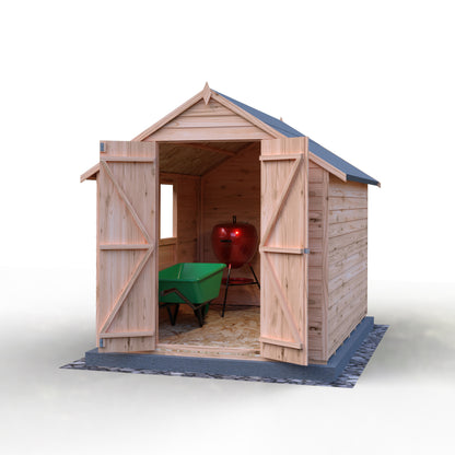 Shire Overlap 8x6 Double Door Value With Window