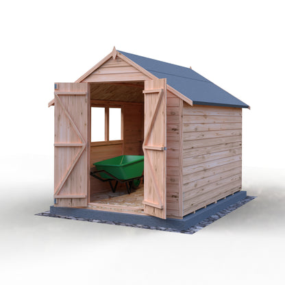 Shire Overlap 8x6 Double Door Value With Window