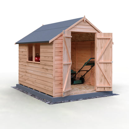 Shire Overlap 8x6 Double Door Value With Window