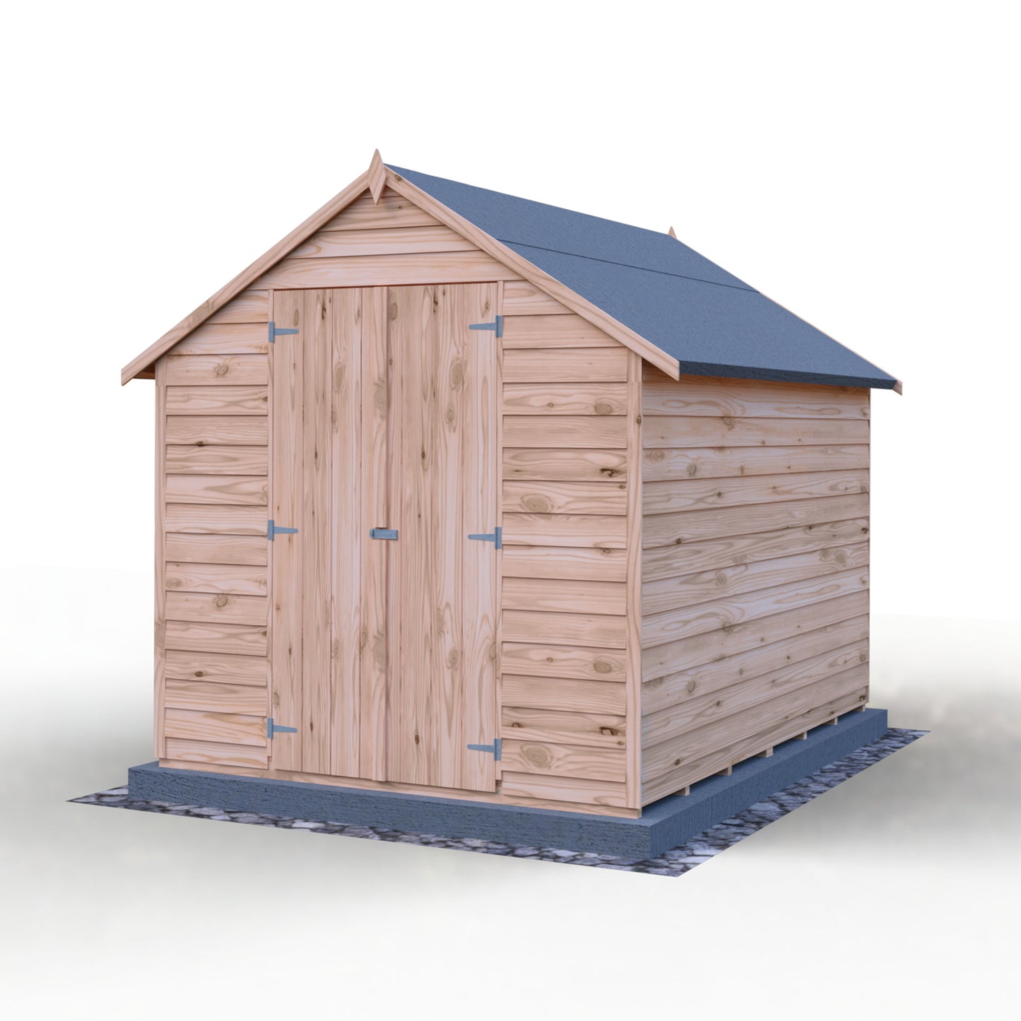 Shire Overlap 8x6 Double Door Value With Window
