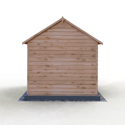 Shire Overlap 8x6 Double Door Value With Window