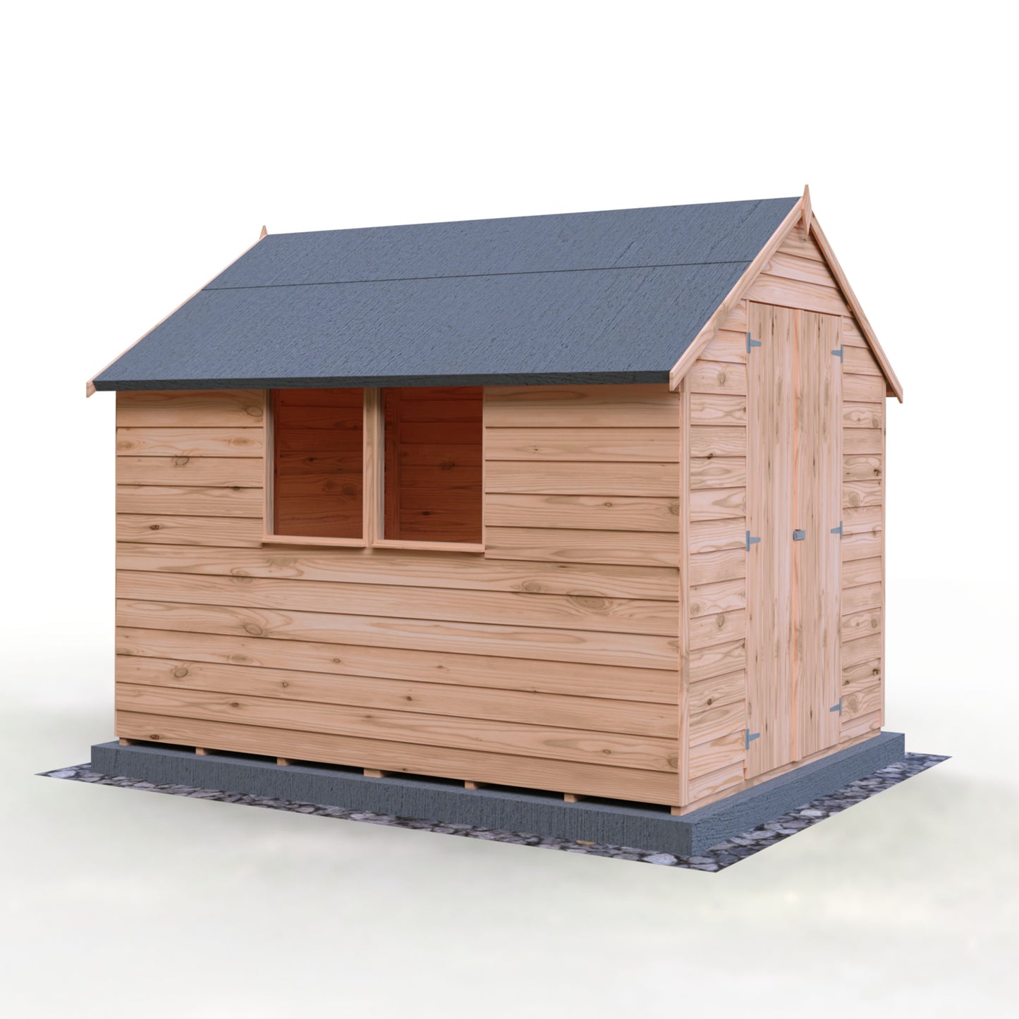 Shire Overlap 8x6 Double Door Value With Window