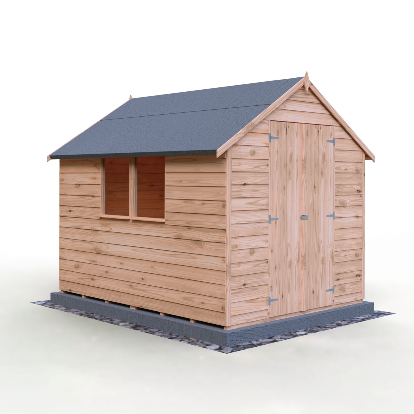 Shire Overlap 8x6 Double Door Value With Window