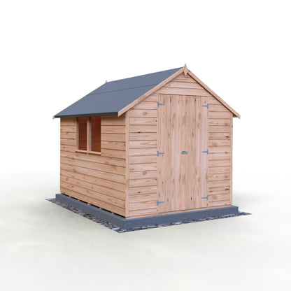 Shire Overlap 8x6 Double Door Value With Window