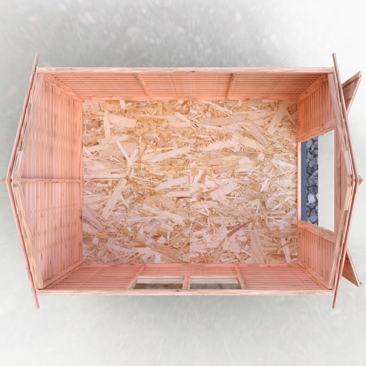 Shire Overlap 8x6 Double Door Value With Window