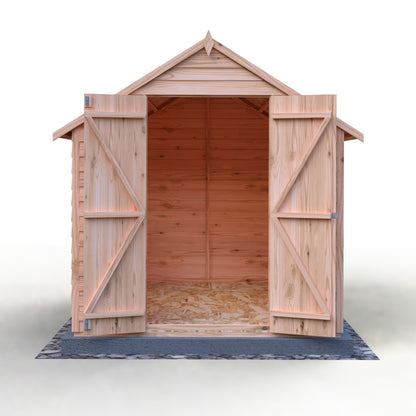 Shire Overlap 8x6 Double Door Value With Window