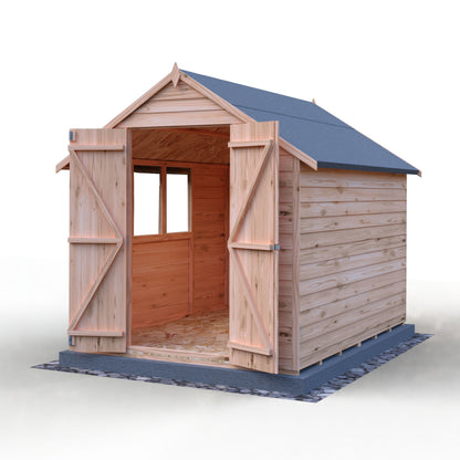 Shire Overlap 8x6 Double Door Value With Window