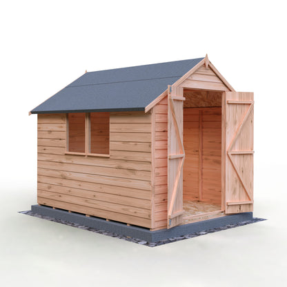 Shire Overlap 8x6 Double Door Value With Window