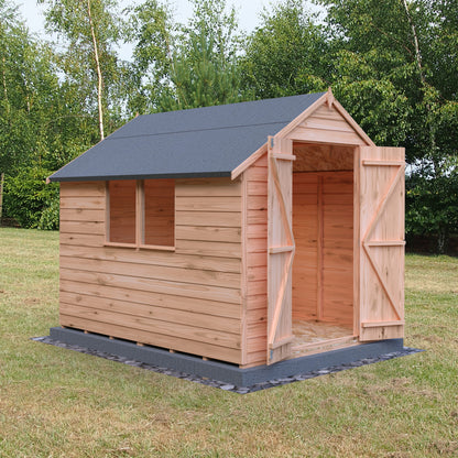 Shire Overlap 8x6 Double Door Value With Window