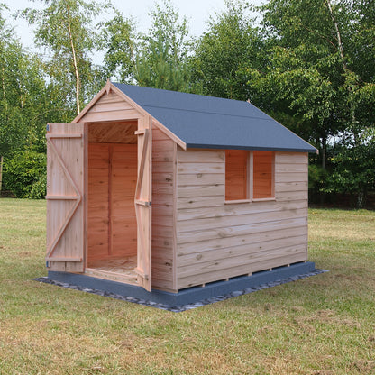 Shire Overlap 8x6 Double Door Value With Window