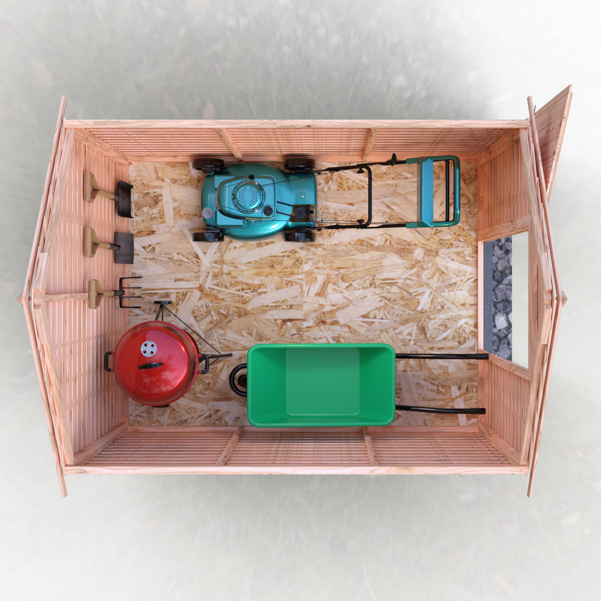 Shire Overlap 8x6 Single Door Value