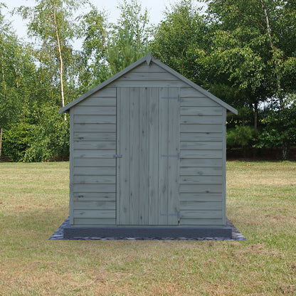 Shire Overlap 8x6 Single Door Value with Window Pressure treated