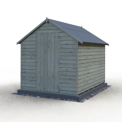 Shire Overlap 8x6 Single Door Value with Window Pressure treated