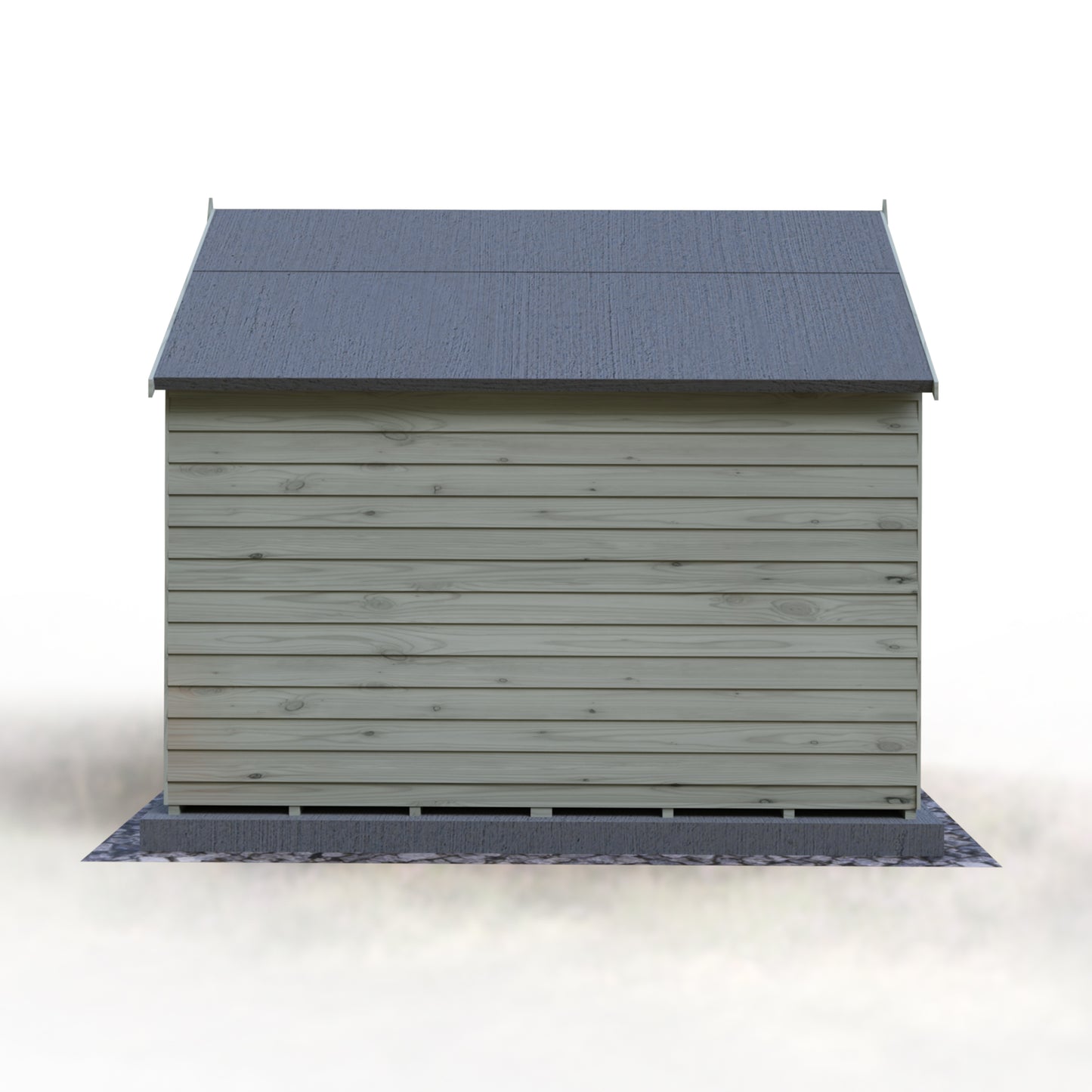 Shire Overlap 8x6 Single Door Value with Window Pressure treated