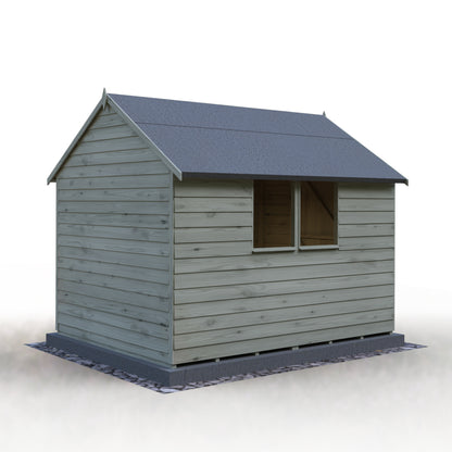 Shire Overlap 8x6 Single Door Value with Window Pressure treated