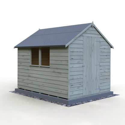 Shire Overlap 8x6 Single Door Value with Window Pressure treated