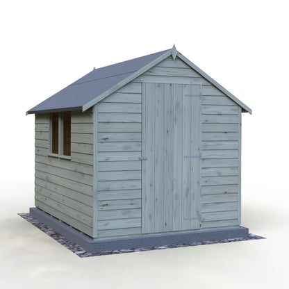 Shire Overlap 8x6 Single Door Value with Window Pressure treated