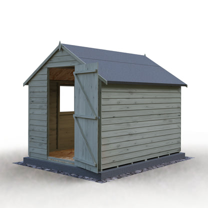 Shire Overlap 8x6 Single Door Value with Window Pressure treated