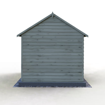 Shire Overlap 8x6 Single Door Value with Window Pressure treated