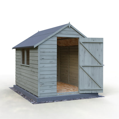 Shire Overlap 8x6 Single Door Value with Window Pressure treated