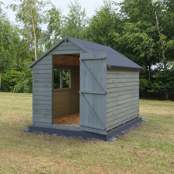 Shire Overlap 8x6 Single Door Value with Window Pressure treated