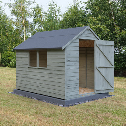 Shire Overlap 8x6 Single Door Value with Window Pressure treated