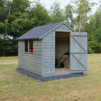 Shire Overlap 8x6 Single Door Value with Window Pressure treated