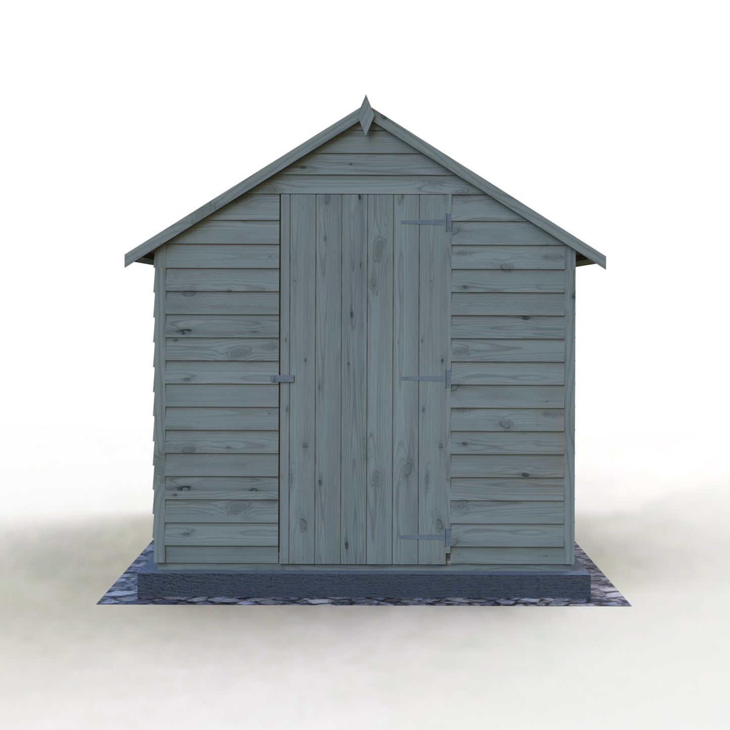 Shire Overlap 8x6 Single Door Value with Window Pressure treated