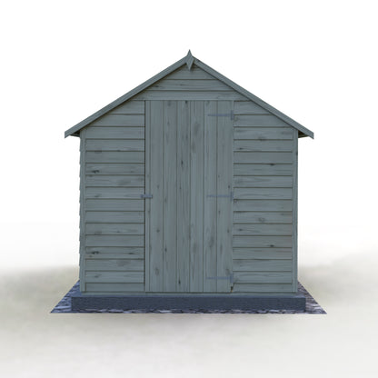 Shire Overlap 8x6 Single Door Value with Window Pressure treated