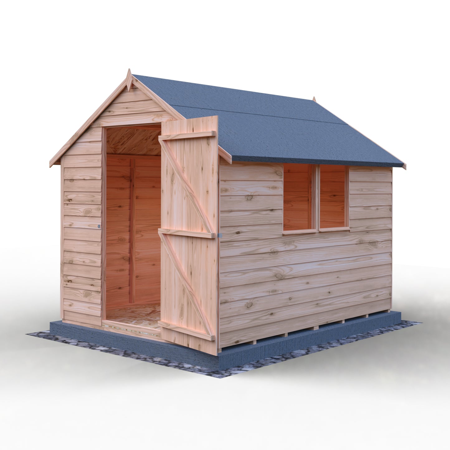 Shire Overlap 8x6 Single Door Value with Window
