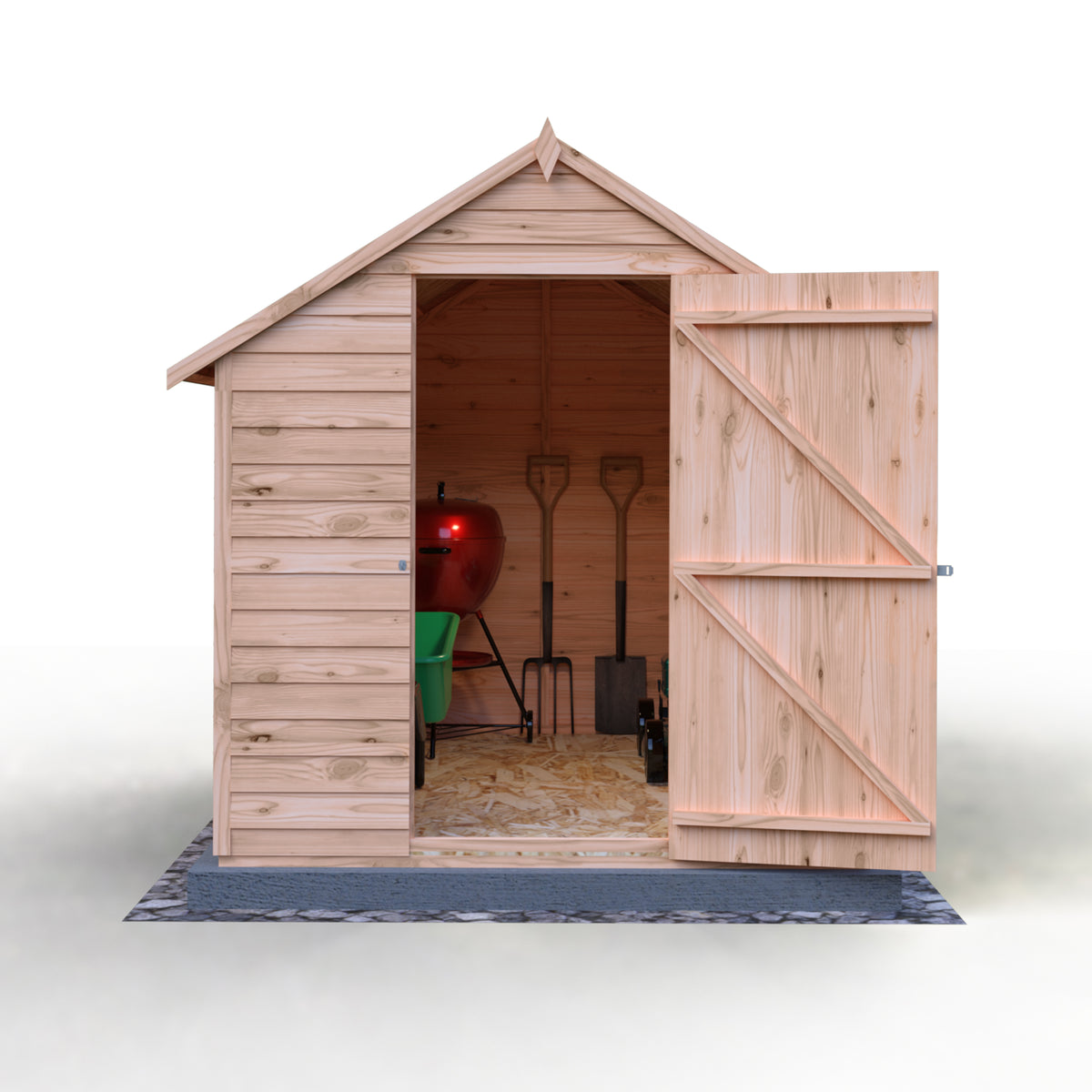 Shire Overlap 8x6 Single Door Value
