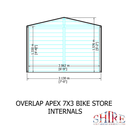 Shire Apex Bike Overlap Store no floor 7x3