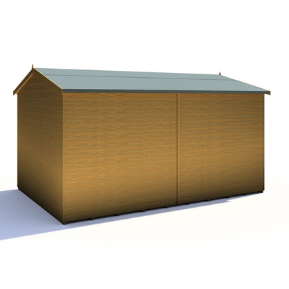 Shire Overlap Double Door No windows 12x8 D/D