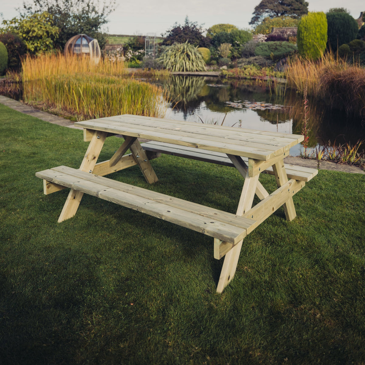 Churnet Valley Traditional Picnic Table 1795 Mm Long