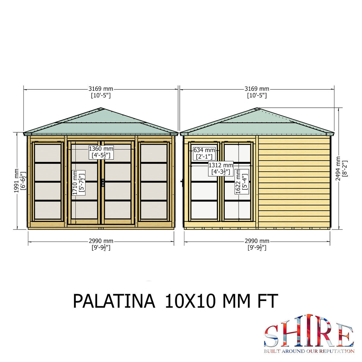 Shire Palatina 10x10 Shiplap