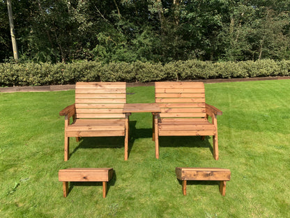 Charles Taylor Grand Twin Straight c/w Footstools