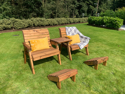 Charles Taylor Grand Twin Straight c/w Footstools