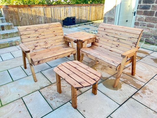 Charles Taylor Burgundyhley Corner Set
