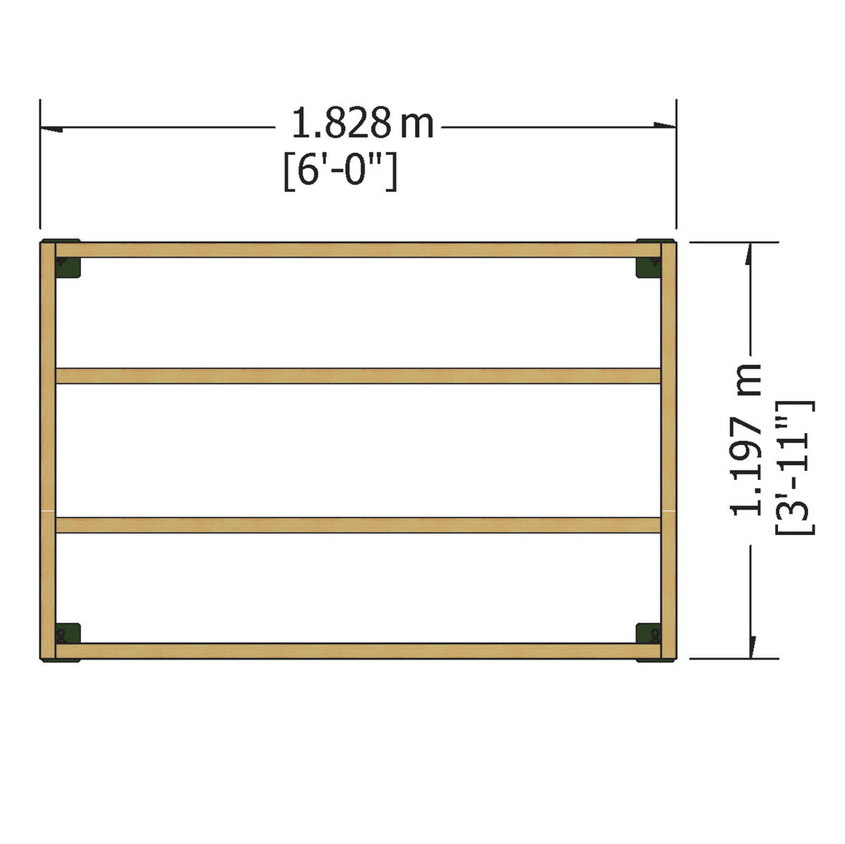 Shire Shetland Shiplap Apex 6x4